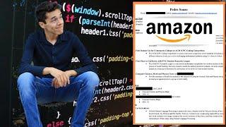 The Resume That Got Me Into Amazon (Software Engineering Intern 2020)