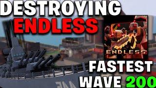 Fastest Endless Mode Wave 200 - Tower Defense X