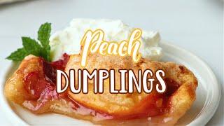 How to make: Easy Peach Dumplings