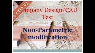 Non-Parametric Modification | Company’s CAD Test-1 | Automotive Product Design Training | ISOPARA