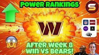 WSH LEAPS UP National Power Rankings After Proving EVERYBODY WRONG vs Bears! "SuperBowl Contenders"