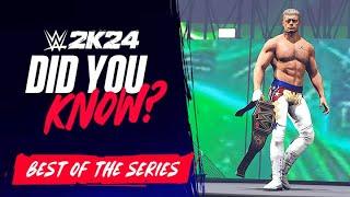 WWE 2K24 Did You Know?: The Best Secrets & Easter Eggs in WWE 2K24!