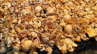 I will never buy granola again! Best granola recipe I ever learned at a restaurant! granola recipe