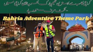 Bahria Adventure land theme Parkkarachi |Rides | Ticket Price | Roller coaster | Vlog