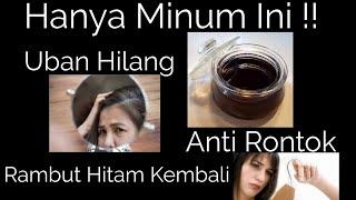 Uban Hilang,Rambut Hitam Tumbuh Kembali,Bebas Rontok Dengan Minum Ini. Drink This! No More Gray Hair