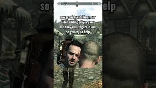 Accept the help, dragonborn - #thewalkingdeadrickgrimes #skyrim #memes #gamingmemes