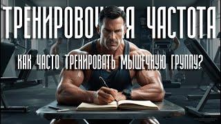 Тренировочная частота. Как часто тренировать мышечную группу? Сколько раз в неделю тренироваться?