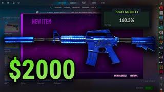 M4A1-S BLUE PHOSPHOR 0.0000 CS2 TRADEUP