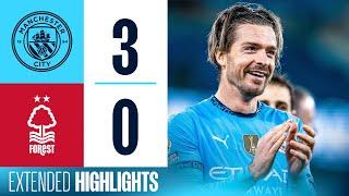 EXTENDED HIGHLIGHTS | Man City 3-0 Nottingham Forest | Bernardo, De Bruyne & Doku GOALS!