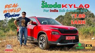 Skoda KYLAQ Real World Review - Segment First Features - Premium Looks - Starting at Rs. 7.89 Lakh