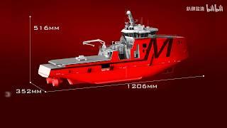 RC Ship Model 1/72 Scale Sky Lake | Super Big Scale Rc Ship Model | Hyperrealistic RC Ship Model