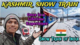 KASHMIR SNOW TRAIN TRAVEL VLOG!!! Banihal-Srinagar-Baramulla DEMU Train | Tamil | Naveen Kumar