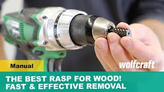 The Best Rasp for Wood! Fast Tool Change & Effective Material Removal