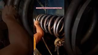 magnetic particle testing for crack detection #mechanicalengineering #kunal #rrbje #railway #rrb