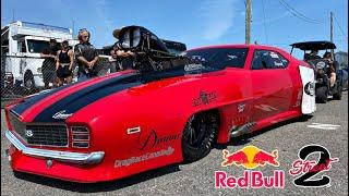 2Street Inc. UDRA PRO MOD Ray Commisso Napierville Dragway RED BULL