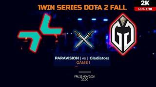 PARAVISION vs Gaimin Gladiators Game 1 Highlights | 1win Series Dota 2 | Third Place | [22-Nov-24]