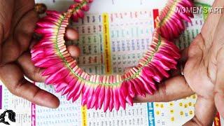 How to string arali poo garland | arali poo malai kattuvathu eppadi in tamil | Oleander garland