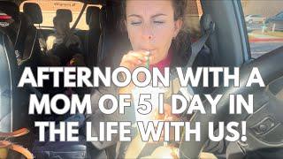 Afternoon vlog: A day in the life of a mom of 5 | Errands & Alone time!