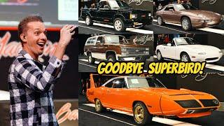 Selling my car collection at auction FOR A NEW WORLD RECORD (Superbird GONE)