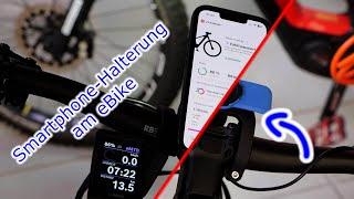 Meine SmartPhone - Halterung am eBike // @Quad_Lock