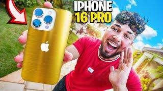 COMPREI O NOVO IPHONE 16 PRO DE OURO !!  ” 100 mil reais “