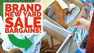 Buying Up ALL the NEW WITH TAGS Items at this YARD SALE! | Garage Sale Hunting to RESELL Online!