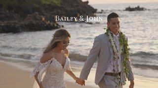 Bailey & John - Four Seasons Wedding, Maui Hawaii