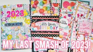 #CraftyGoals2023 Last Project Of 2023 - 12x12 Paper Pack Smash - Echo Park: It’s Your Birthday Girl