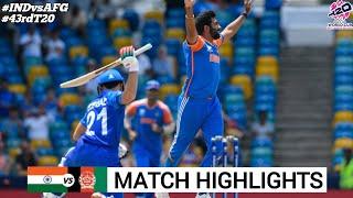 ICC T20 World Cup 2024 | India vs Afghanistan | Full Highlights 2024 | IND VS AFG 2024 Highlights