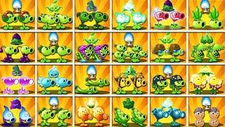 Random 24 Pair PEA & Mint Plants Battlez - Who Will Win? - Pvz 2 Team Plant vs Team Plant