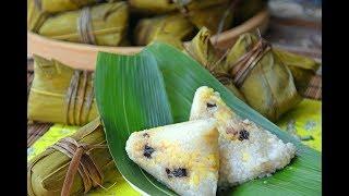 Zongzi, "Sticky Rice Dumplings" with Pork Belly (咸肉粽)