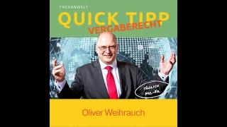 Quick Tipp Vergaberecht 29: Akteneinsicht unterhalb der Schwellenwerte?