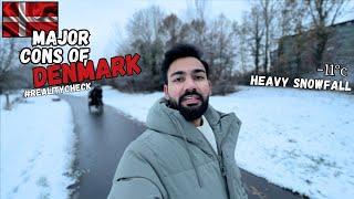 WHY YOU SHOULD NOT MOVE TO DENMARK | UNTOLD REALITY OF DENMARK | HEAVY SNOWFALL | AMAN YADAV DENMARK