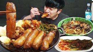 Grilled beef intestines go well with soju. Daechang MUKBANG REALSOUND ASMR EATINGSHOW