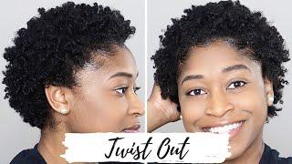 Twist Out on SHORT, TYPE 4 Natural Hair | STARRING LIA