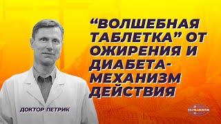 "Волшебная таблетка" от ожирения и диабета. Механизм действия.