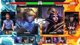 Rekkles Ezreal vs Smeb LeBlanc | Round 2 1v1 Tournament All-Stars 2016 | EU vs Korea