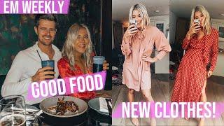 A Special Visitor, Good Food, London Vlog + New Spring Clothes | Em Sheldon Weekly Vlogs