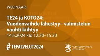 TE24 ja KOTO24: Vuodenvaihde lähestyy - valmistelun vauhti kiihtyy