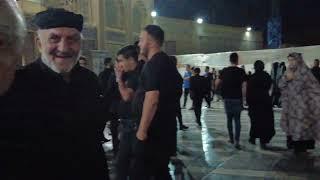 Mashhad Iran (4k), walking tour in Mashhad city at night