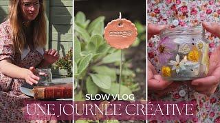 Slow VLOG | Une journée créative au soleil - DIY printanier