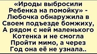 Люба помогла бомжихе, дала немного денег и одежду. А через год не узнала её..