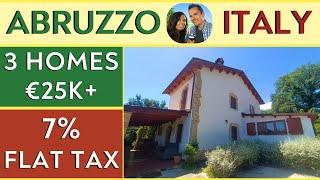 ABRUZZO Italy 3 HOMES for SALE | Italian VILLA & Houses