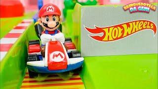 Vídeo Infantil Educacional Da Corrida do Mario Kart Hotwheels