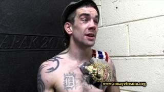 JAMES O'CONNELL CAGE KINGS 3 POST FIGHT INTERVIEW. 17-10-15