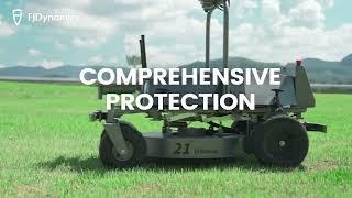 FJD RM21 autonomous lawn mower robot