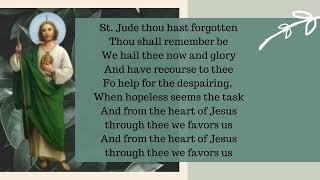 Opening Hymn to St. Jude Thaddeus