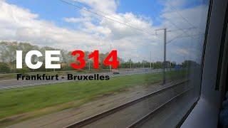 Mit der BR 406 von Frankfurt nach Brüssel | ICE 314 komplette Mitfahrt