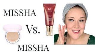 Missha Magic Cushion Vs. Missha M BB Cream!