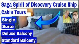 Saga Spirit of Discovery Cruise Ship Cabin Tours